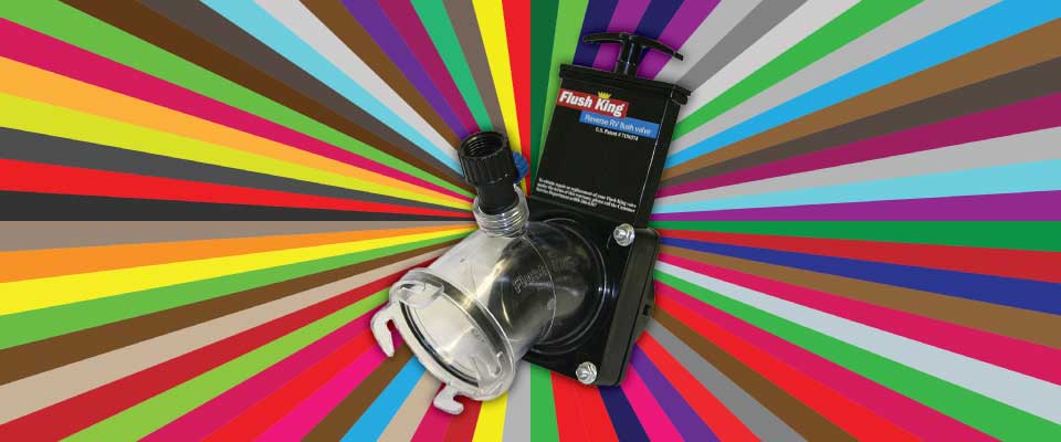 The Valterra Flush King Back Flush Valve